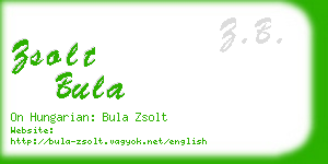 zsolt bula business card